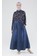 ZAHRA SIGNATURE blue Long Skirt Denim Tiara BF40CAAF0D0758GS_4