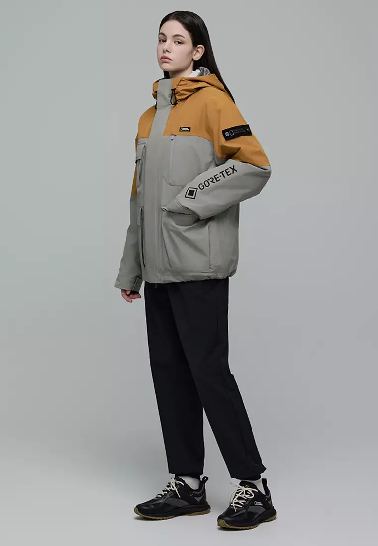 Unisex 3-in-1 GORE-TEX Color Block Down Jacket