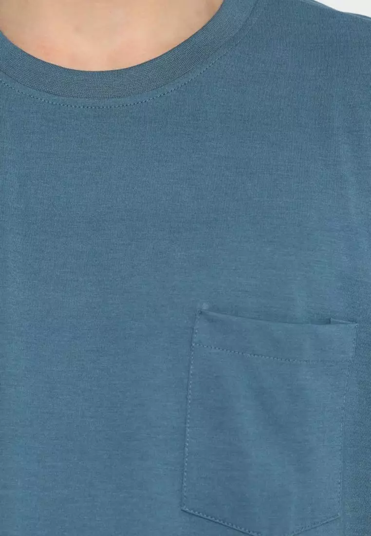 MATSUDA Kaos Polos Pocket T Shirt Cotton Chuo