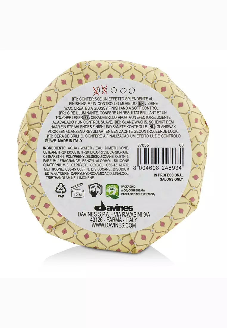 Davines - More Inside This Is A Shine Wax (For A Polished Finish) 75ml/2.64oz