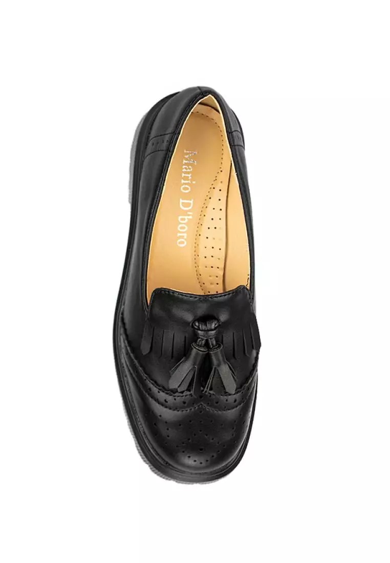 Women's Korean Flats Shoes Lw 24013 Black C29 C37