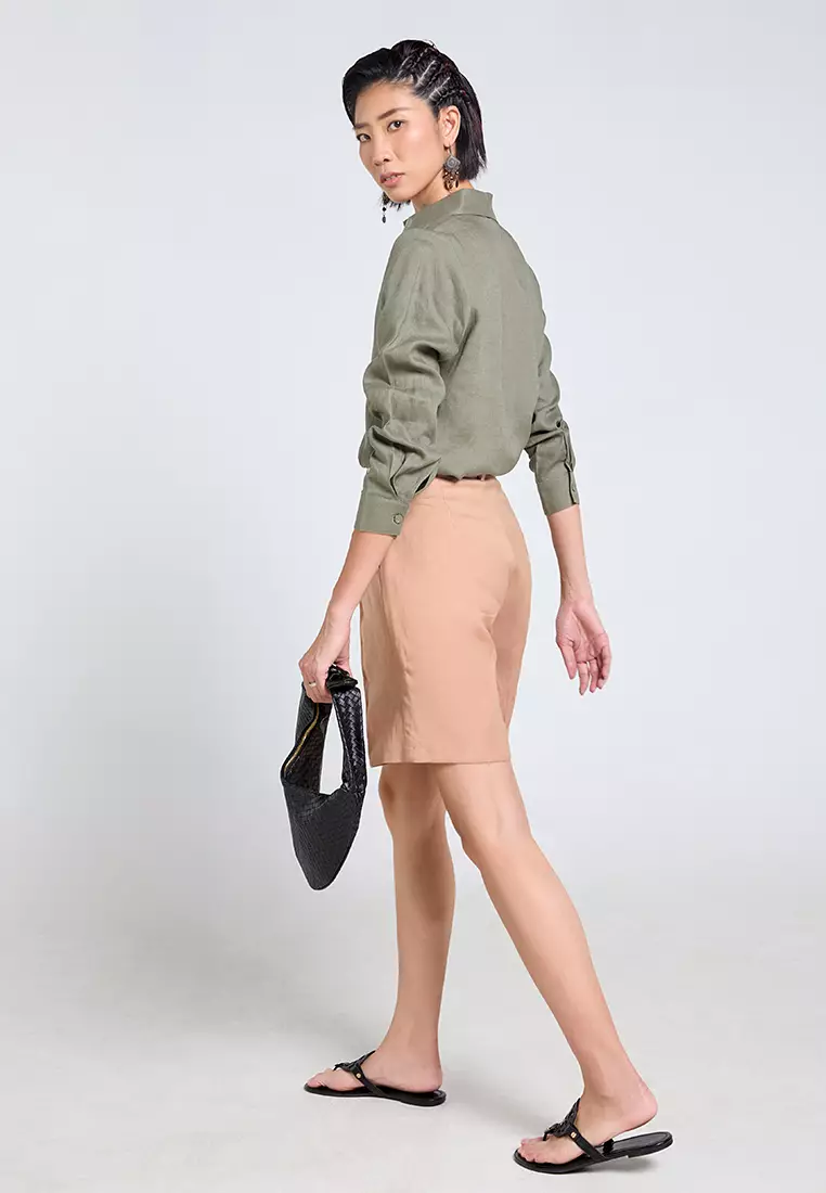 Casual Workwear Linen Shirt
