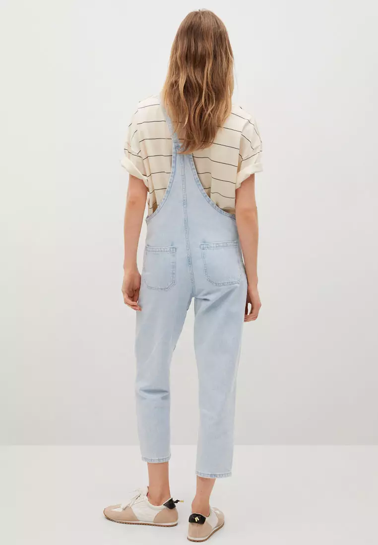 Long Denim Dungarees