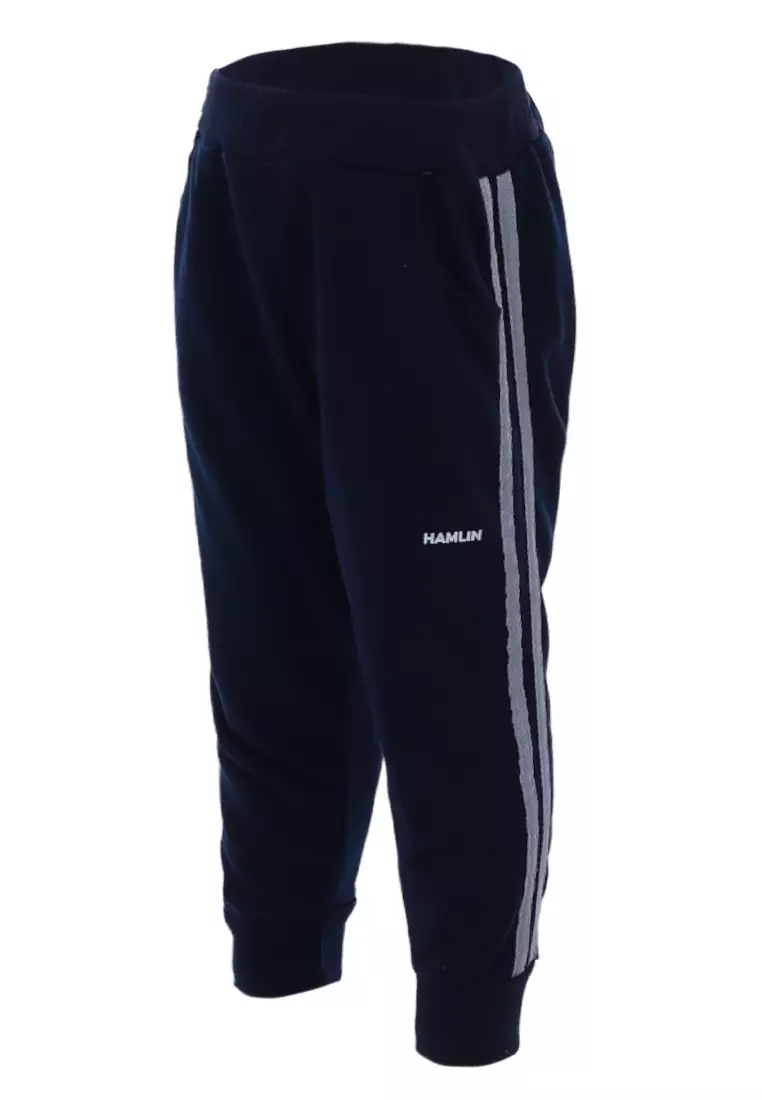 Wileen Celana Panjang Anak Unisex Motif Polos Kid Jogger Pants Material Babyterry ORIGINAL - Navy