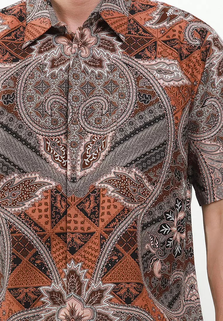 Revano Shirt Kemeja Batik Pria Pendek
