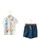 LC Waikiki white Baby Boy T-Shirt and Jean Shorts CE66DKA66130D5GS_1