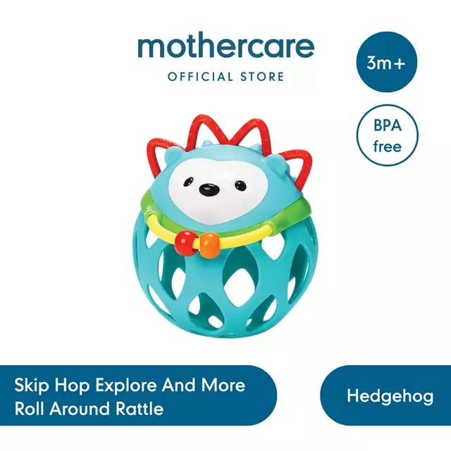 Skip Hop Explore And More Roll Around Rattle Hedgehog - Mainan Bayi