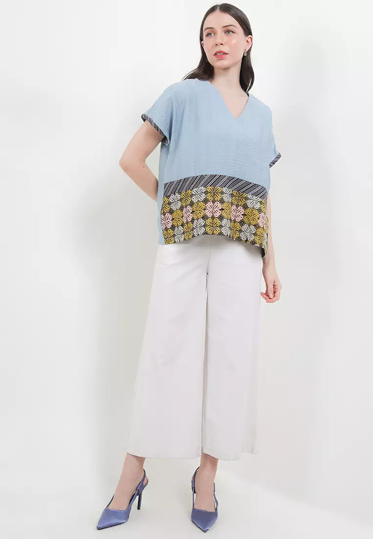 Aura Blouse Lurik Top