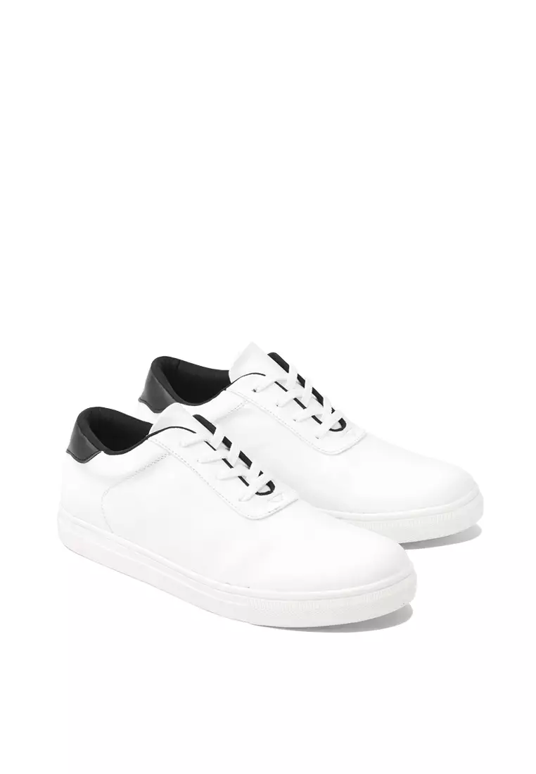 Promo Sepatu Sneakers Pria PERISIC WHITE