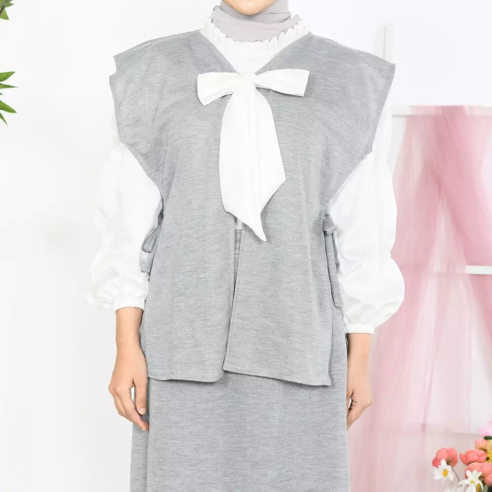 Amari One Set Vest Skirt - Misty Gray M19708 R39S5