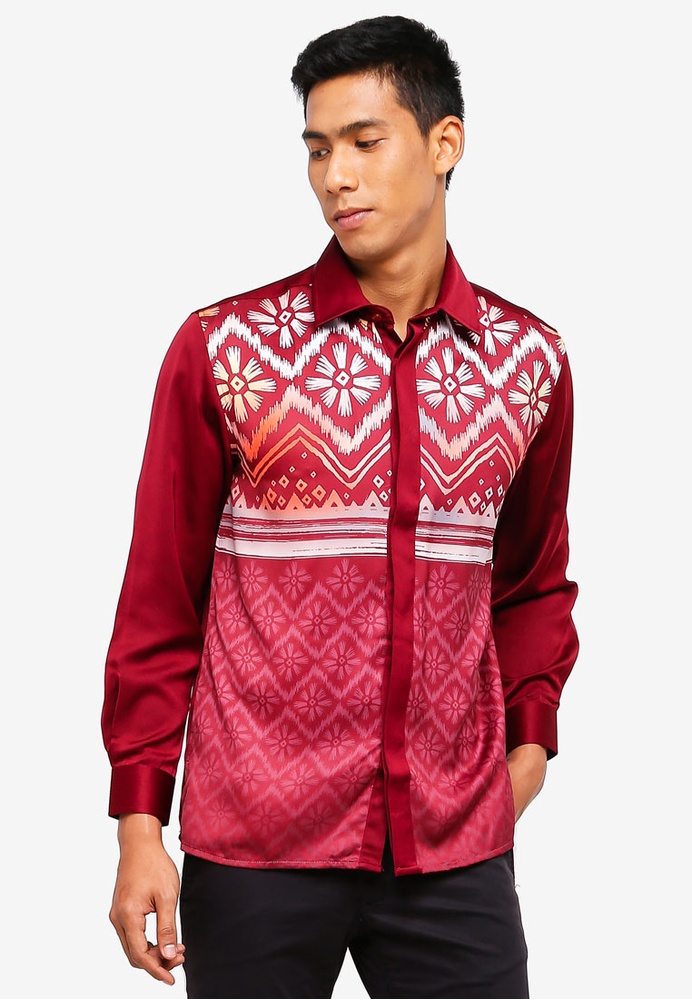 Buy Gene Martino Men's Batik Shirt Online | ZALORA Malaysia