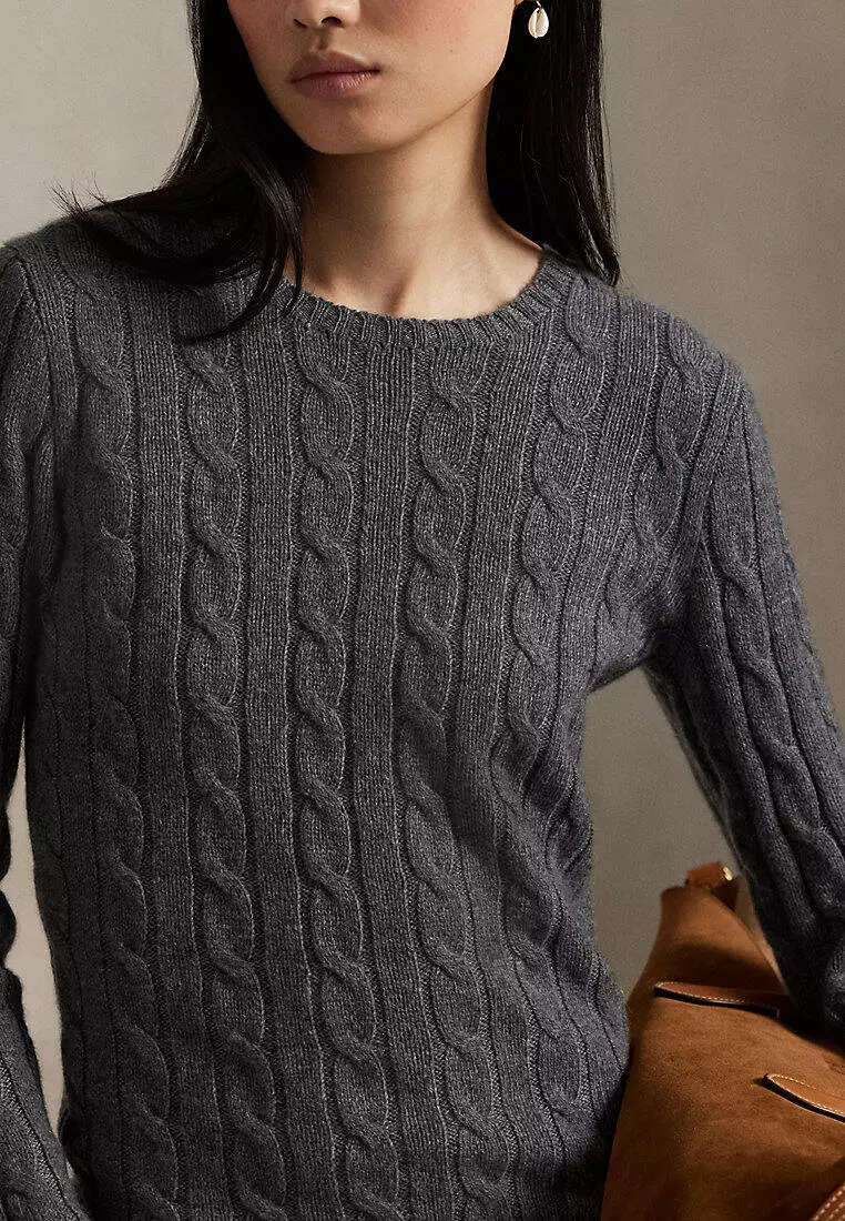 Buy Polo Ralph Lauren Cable-Knit Cashmere Sweater 2026 Online | ZALORA