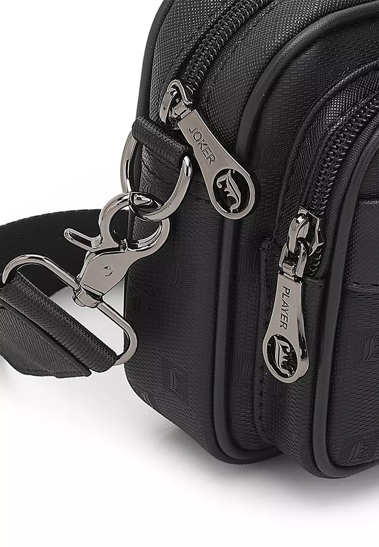 Men's Sling Bag / Crossbody Bag - Black