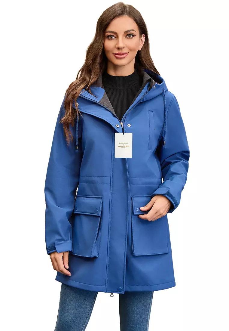 Waterproof Hood Trench Coat AD-M25F598
