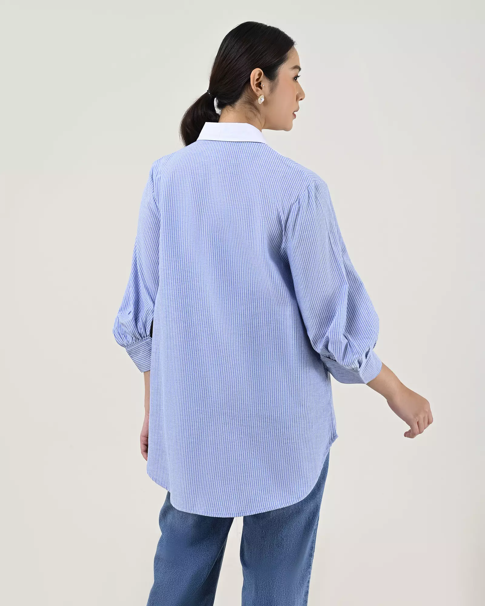 Geulis.id BRITNEY SHIRT - Blue