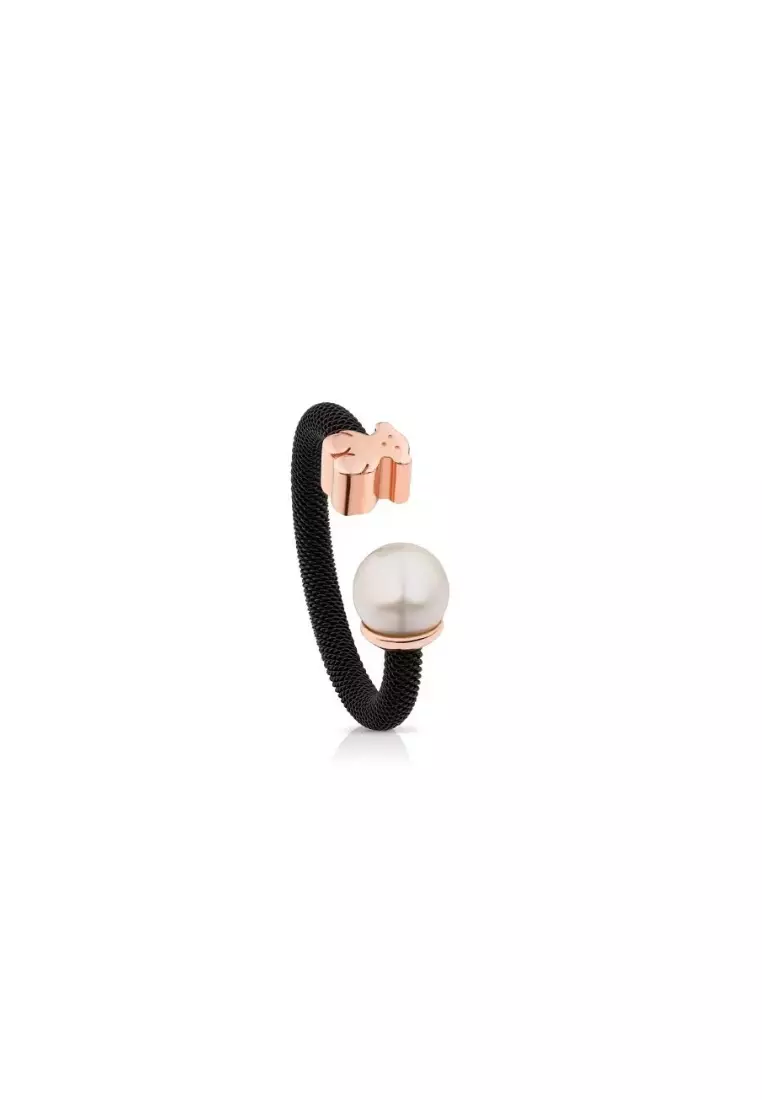 Tous pearl ring shop