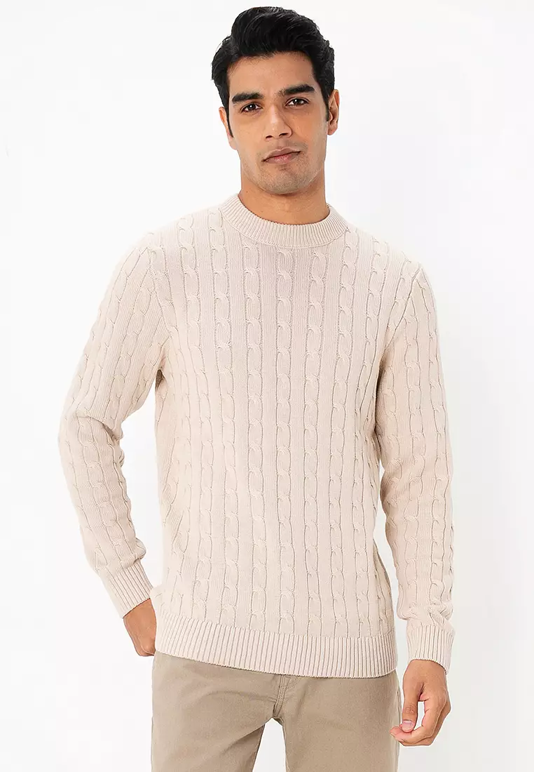 Buy Selected Homme Cable Knit Knitted Jumper Online ZALORA Malaysia