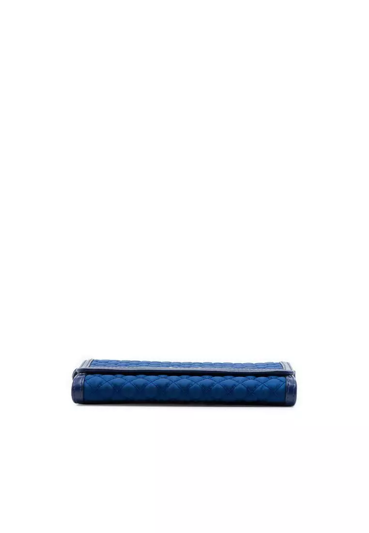 Pre-Loved Prada Impuntu Tessuto Wallet On Strap