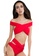 LYCKA red LWD7119-European Style Lady Bikini Set-Red BE124US0622E2DGS_1