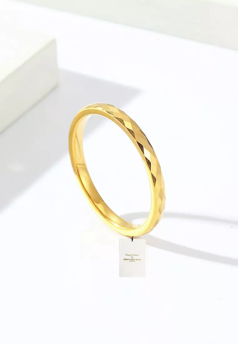 Rhombus Tungsten Carbide Ring JW QF-041