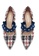 House of Avenues navy Ladies Romantic Tweed Heel Pumps With Pearl 5345 Navy B88ACSHAE2B7C7GS_6