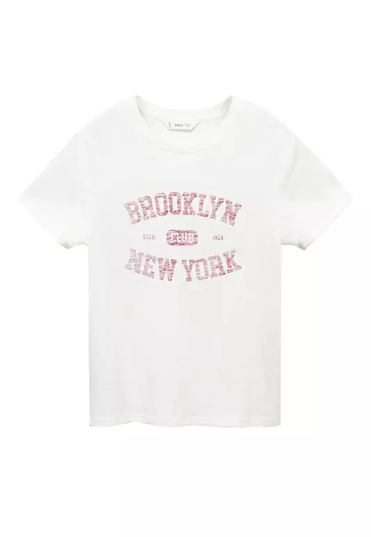 Teens Printed Message T-Shirt