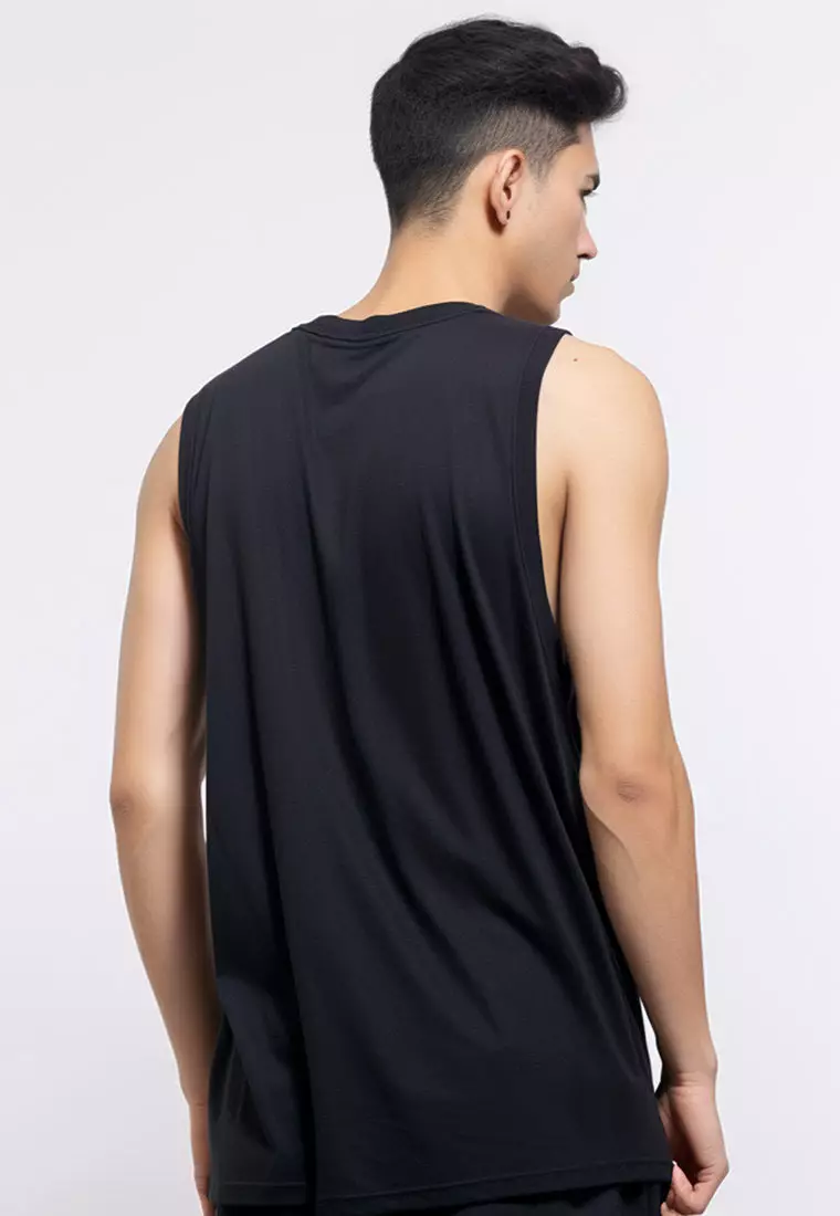 MTT15 Kaos Kutung Pria Casual SVN "Icon Logo Liver" hitam