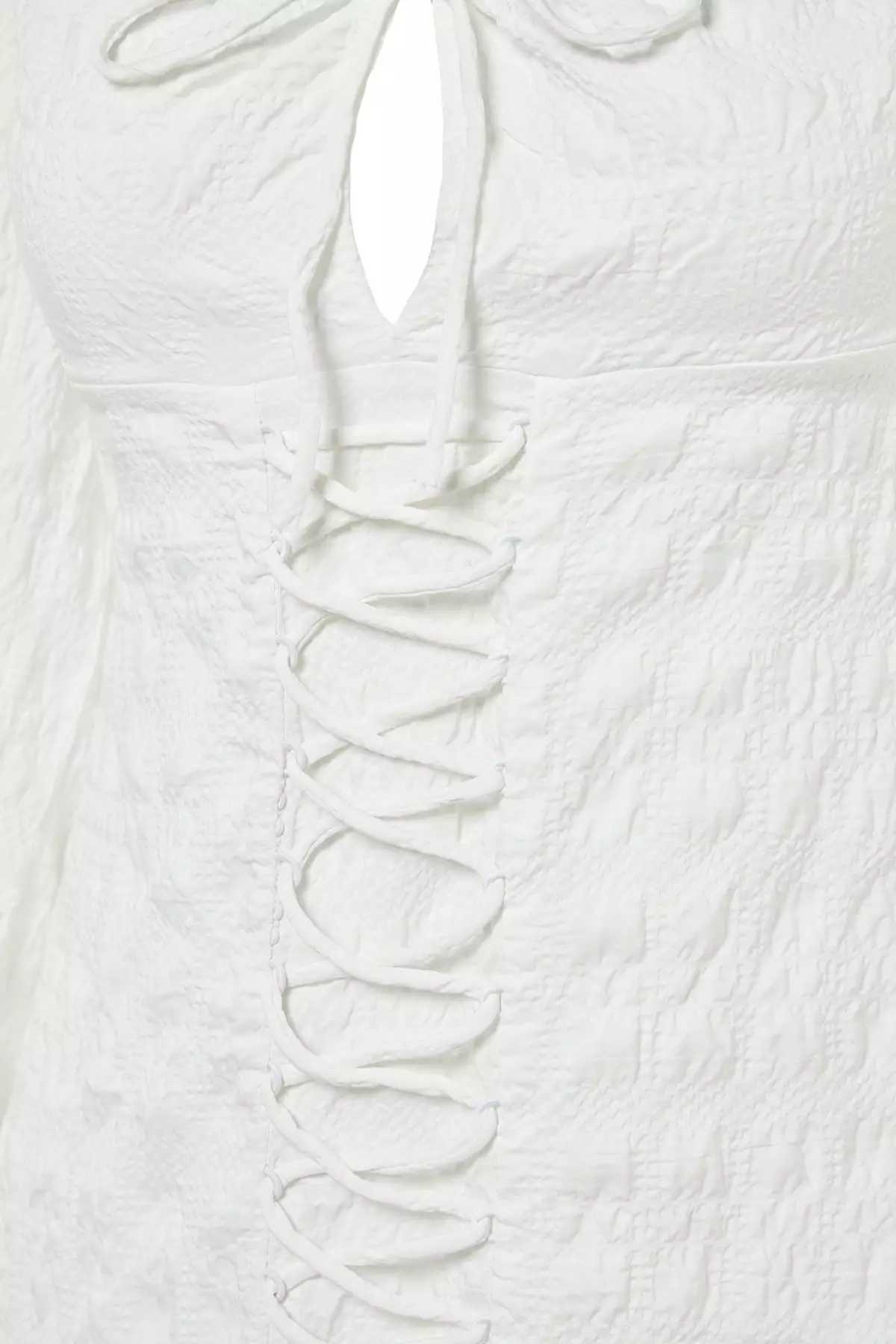 Buy Trendyol Lace Up Detail Mini Dress 2024 Online ZALORA Singapore