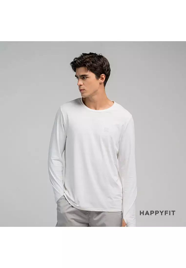 HAPPYFIT Shirt Long Sleeve Airy White