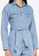 ZALORA BASICS blue Long Sleeves Playsuit with Self Tie D9D30AA1FA43C2GS_3