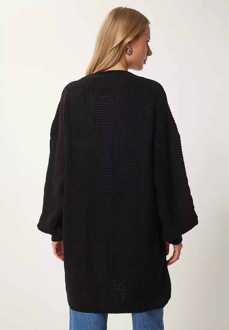Oversized Longline Knit Cardigan