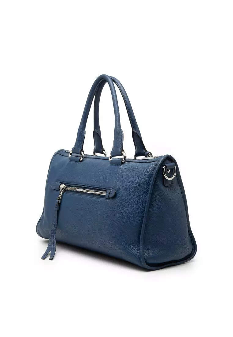 Pre-Loved Prada Vitello Phenix Zip Top Satchel