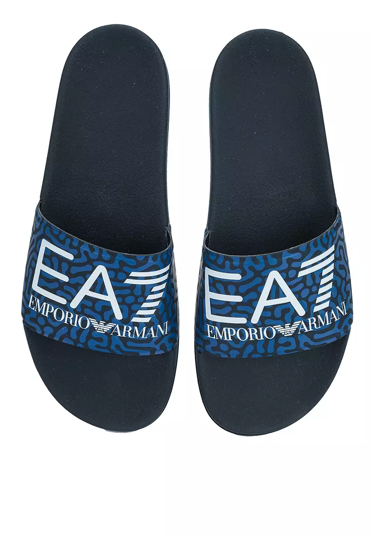 Buy EA7 Sea World Visibility Sliders 2024 Online ZALORA Singapore