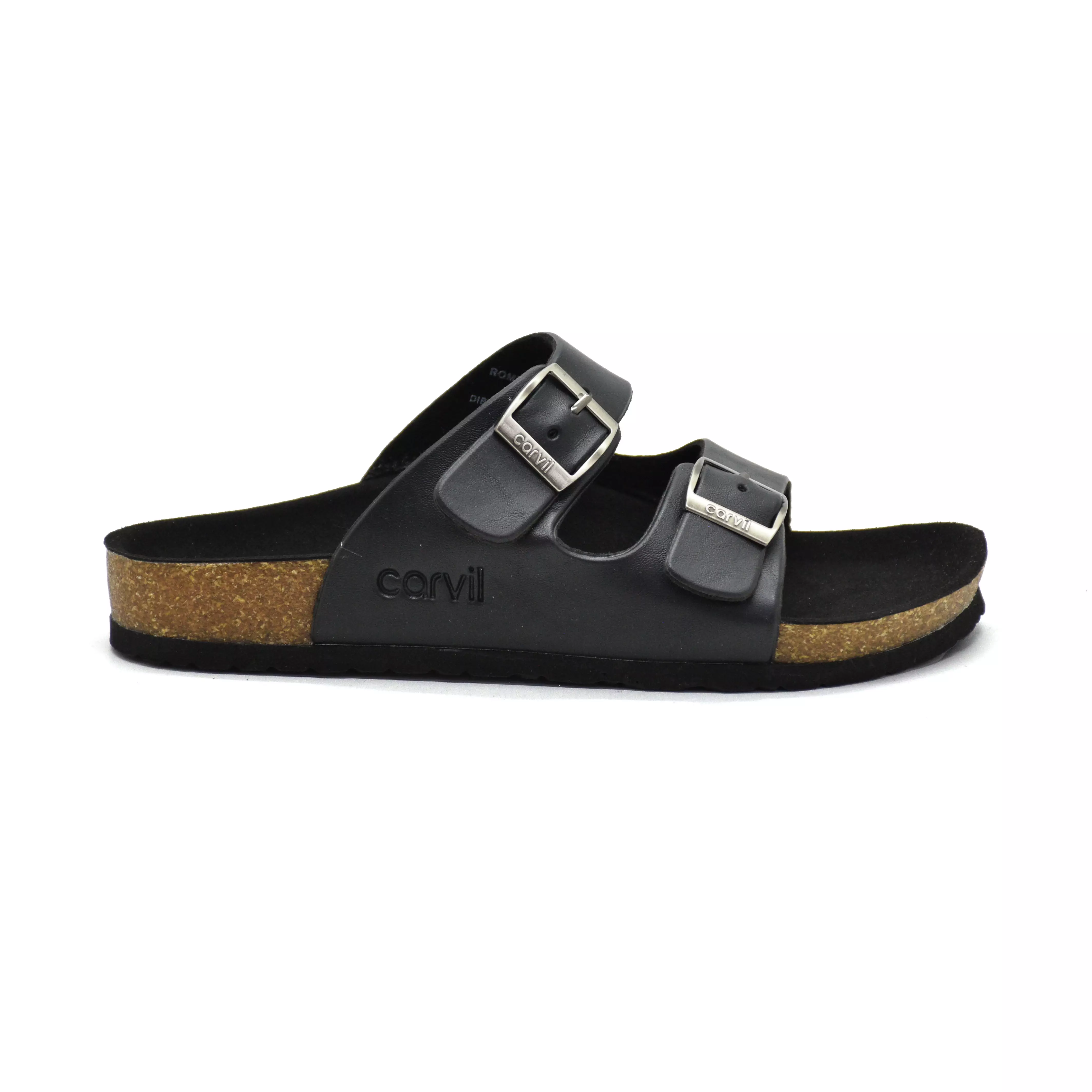 Carvil Sandal Pria Romeo-02B M Black/Black