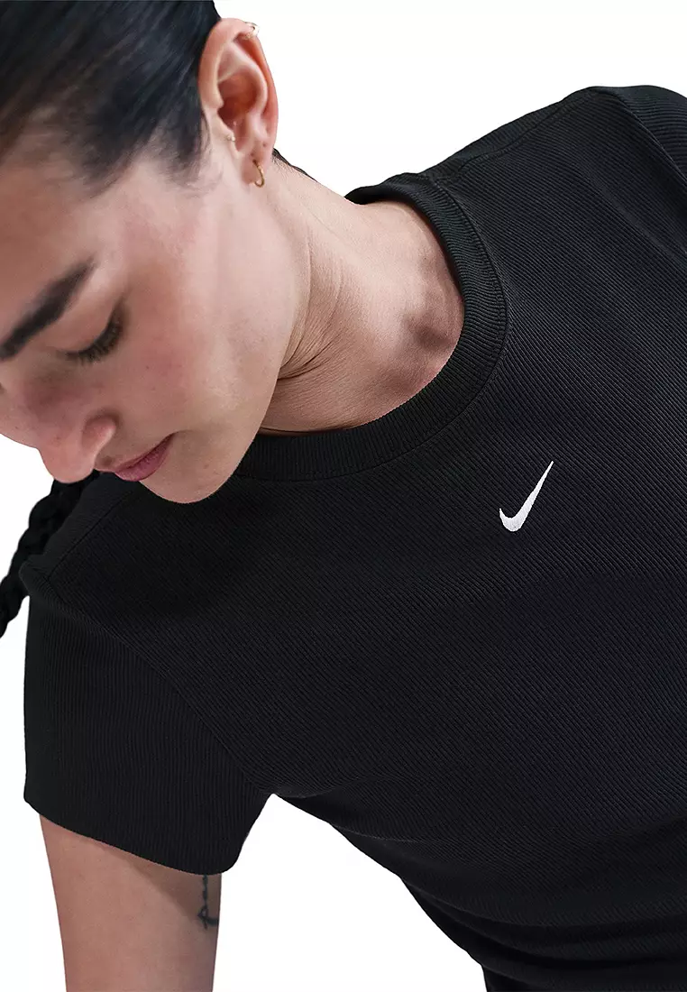 Sportswear Tight Ribbed Short-Sleeve T-Shirt