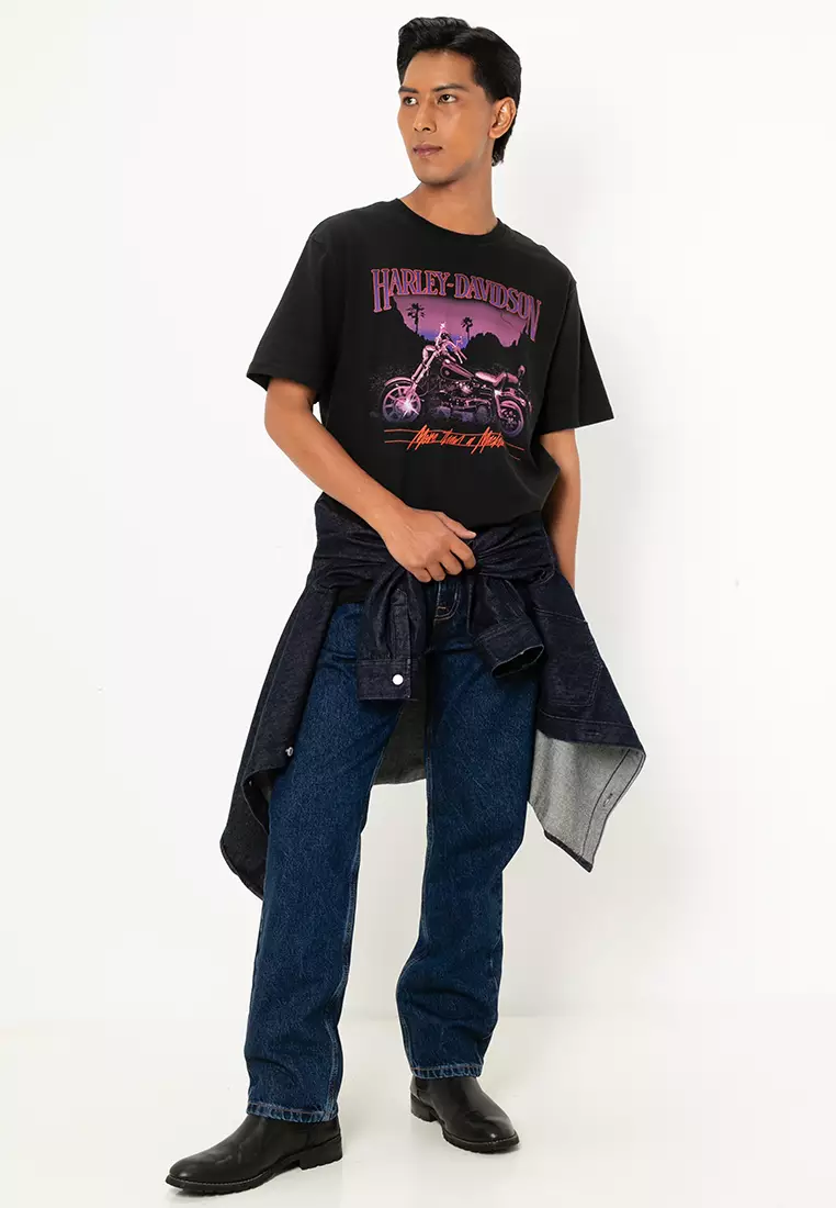Men's Harley-Davidson Original Straight Jean - Dark Indigo Stone Wash