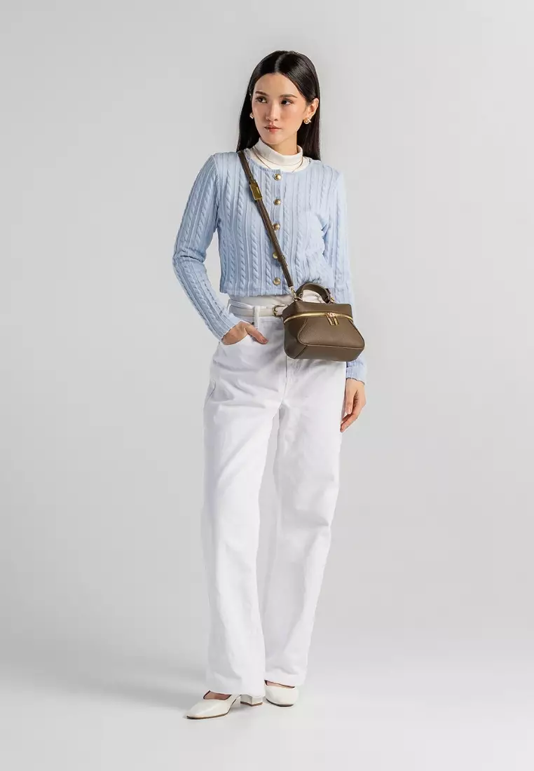 Zipzip Vanity Bag Togo - Taupe