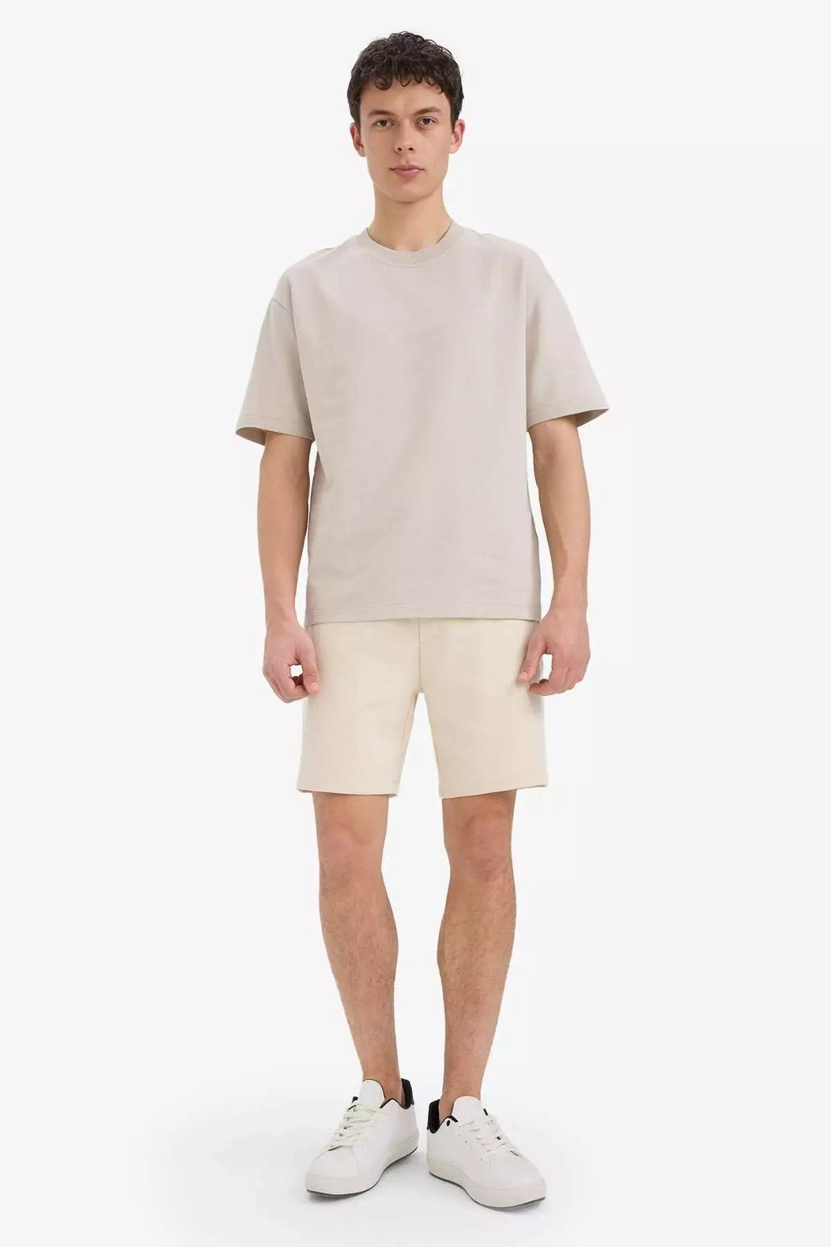 100% Cotton Relax Fit Crew Neck Short Sleeve Basic Plain T-Shirt D3673Ax25Sm