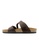 SoleSimple brown Hamburg - Dark Brown Leather Sandals & Flip Flops 2C364SH52CD683GS_3