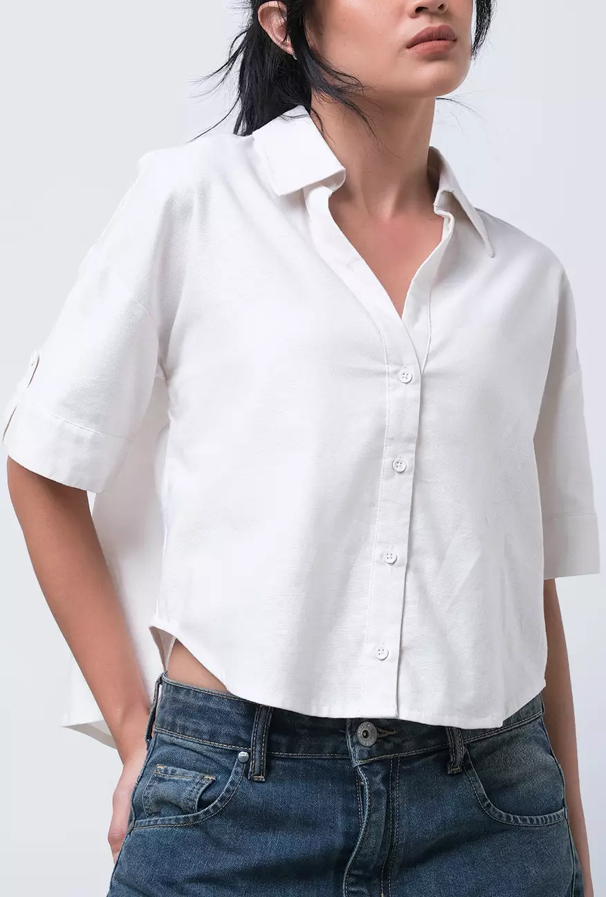Kemeja Wanita Berinda Offwhite