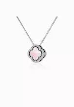 Mother of Pearl - Rhodium Plated