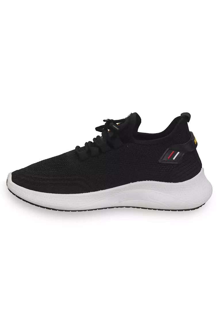 Anando Sepatu Sneakers Pria Desain Ringan Casual Sporty Shoes Material Mesh ORIGINAL - Black