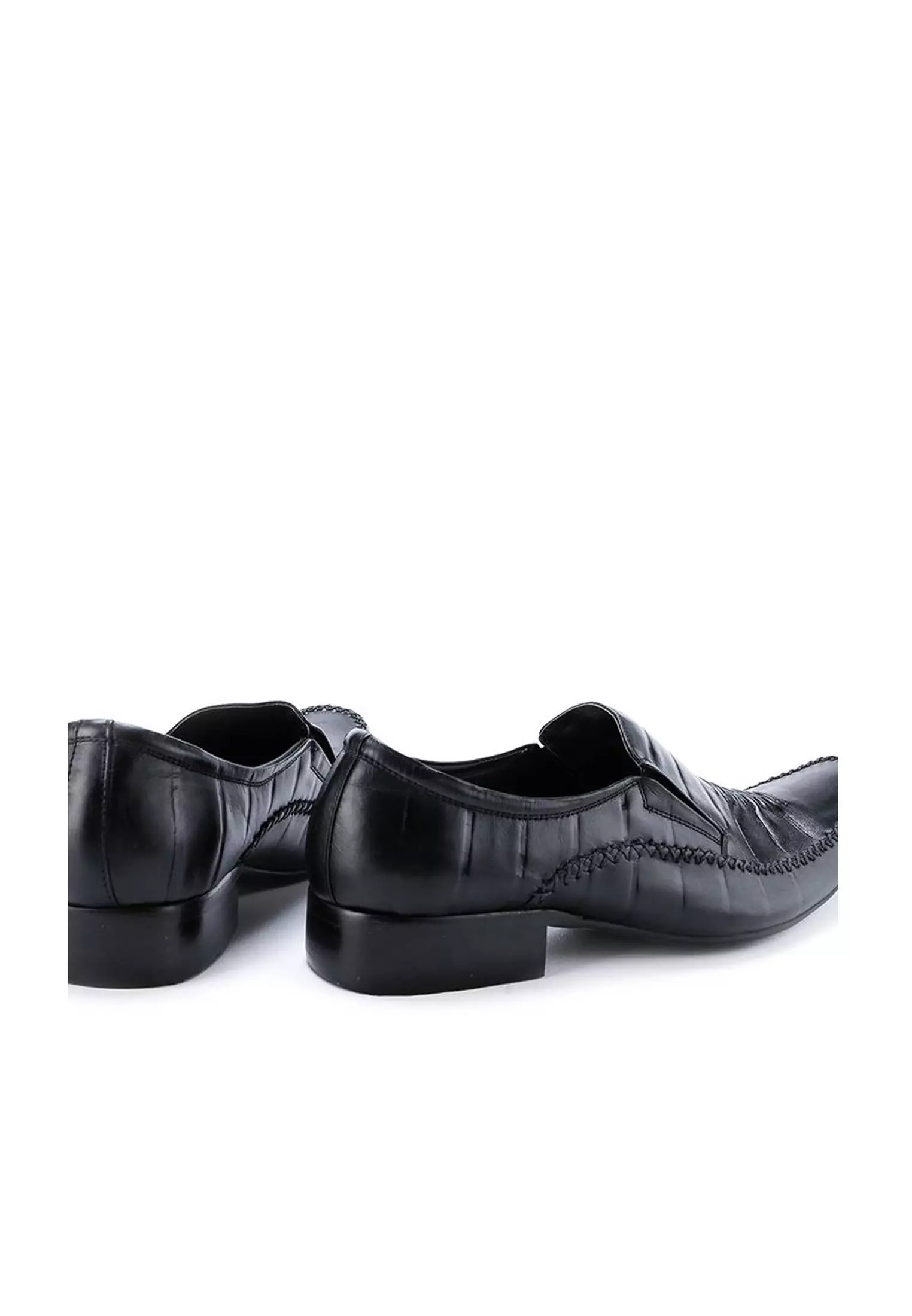 Hawthorn Sepatu Formal Pantofel Kantor Pria Kulit Asli