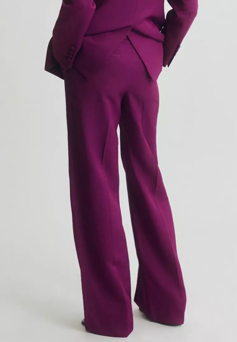 Straight-Fit Suit Trousers