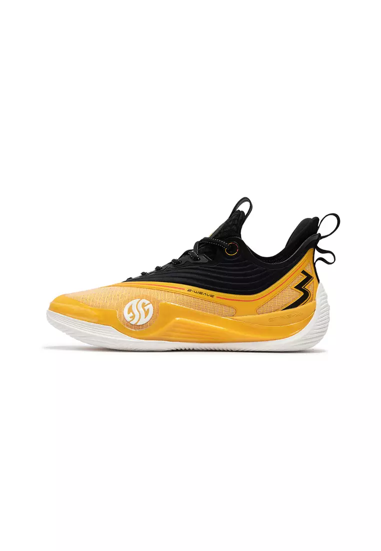361 Degrees Zen VI Men’s Performance Basketball Shoes in Obsidian Black/Yellow (Be Water)