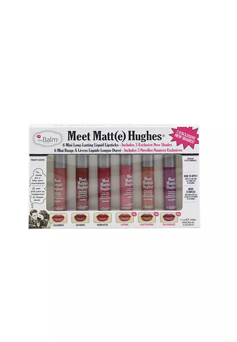 Discount on Thebalm  shoes - SKU: Thebalm - Meet Matt(E) Hughes 6 Mini Long Lasting Liquid Lipsticks Kit - Vol. 3 6x1.2ml/0.04oz