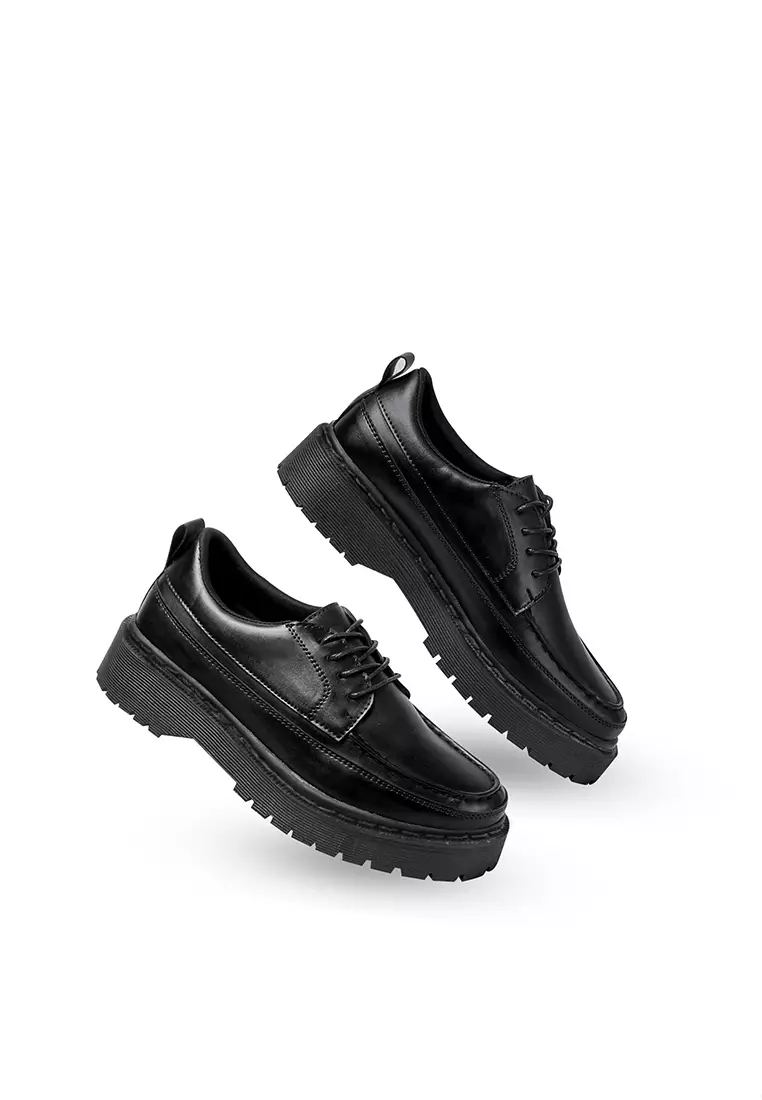 Lvnatica Versatilist Full Black Dress Shoes