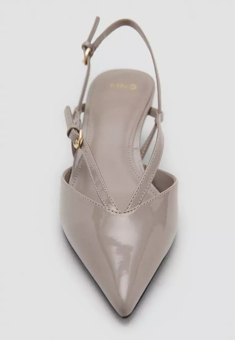 Kitten-Heeled Strappy Shoes