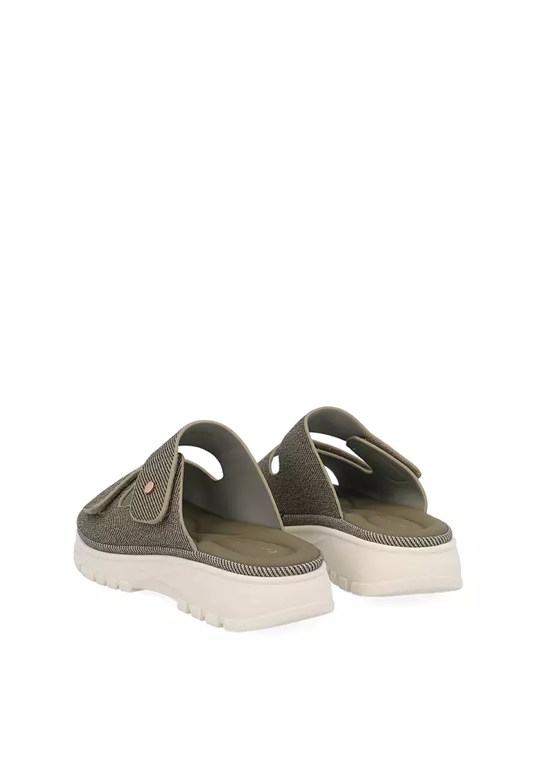 Dark Green CR Lea CloudStep Sandals