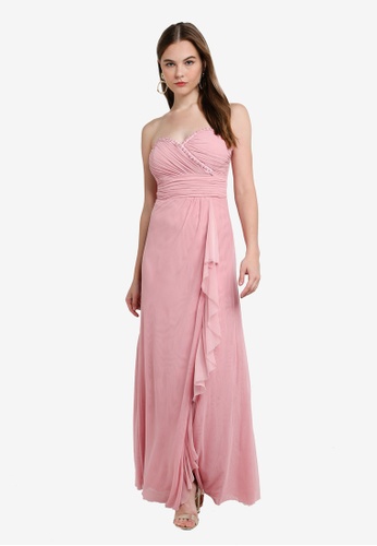 Buy Lipsy Bandeau Maxi Dress Online On Zalora Singapore